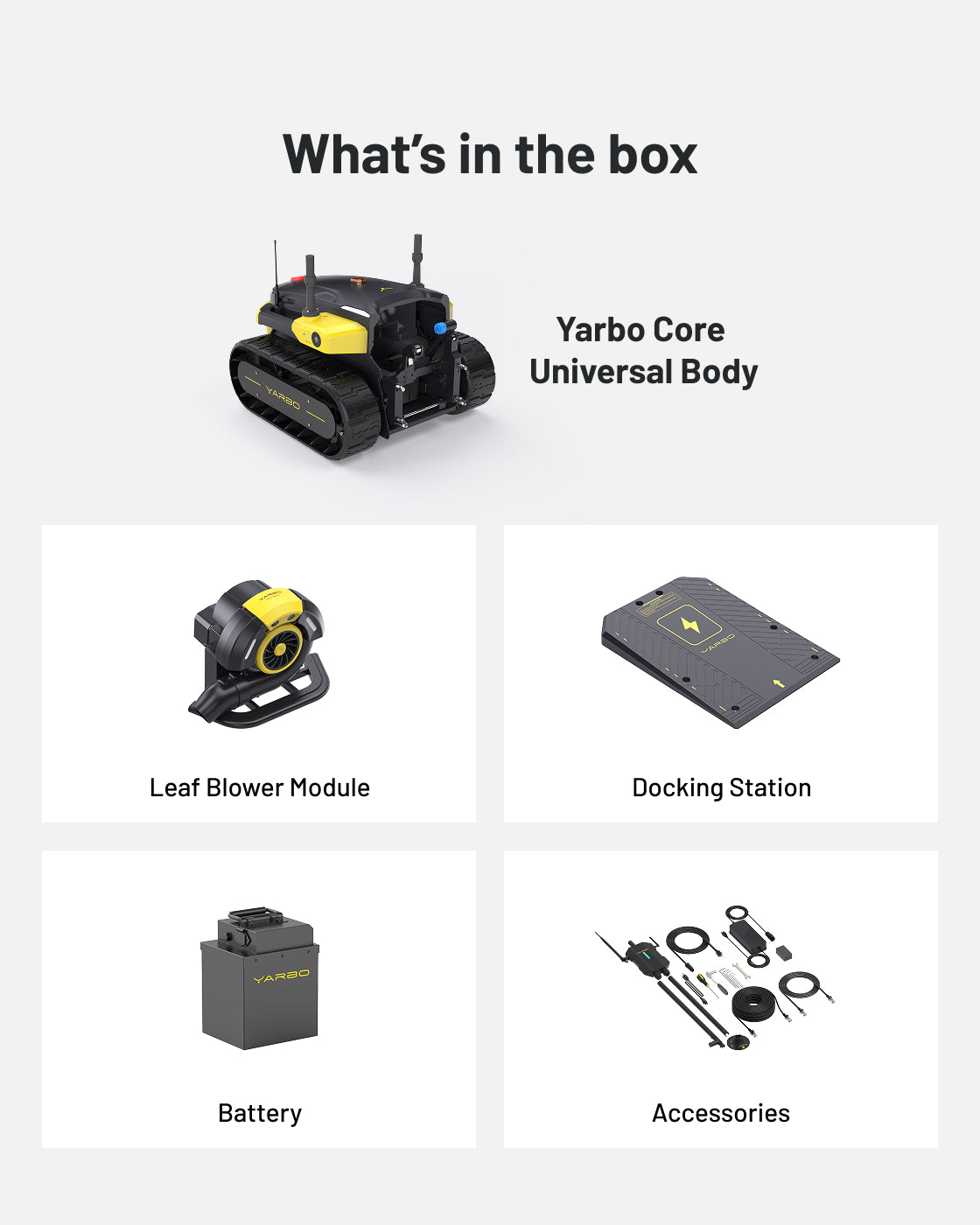 Yarbo Y40 Core with Blower Module