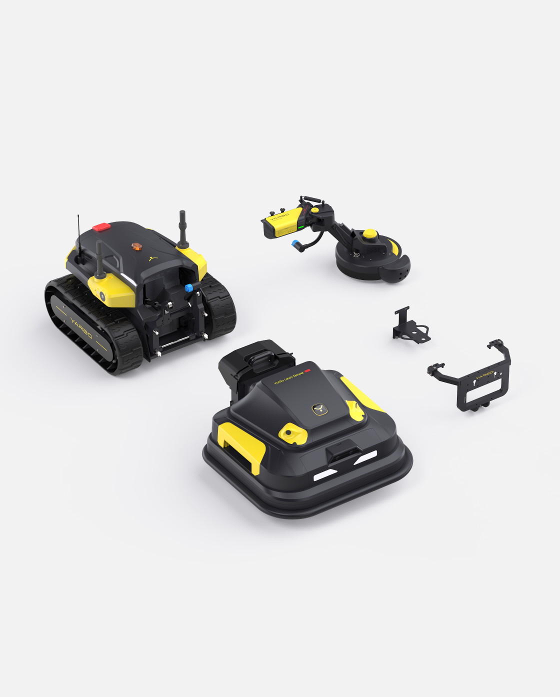 Yarbo Y40 Core with Lawn Mower Pro and Trimmer Modules