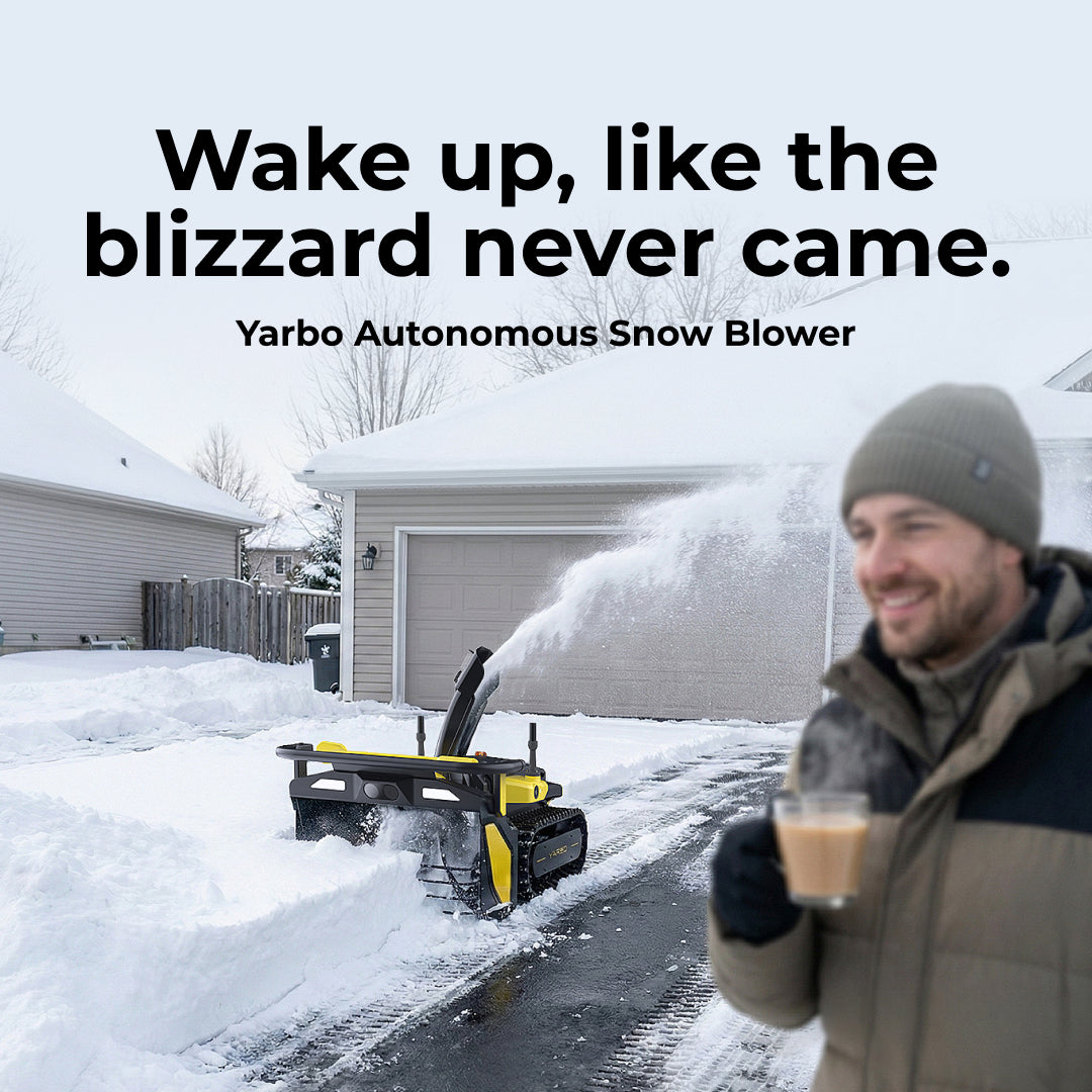 Yarbo automated snow removal 